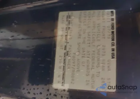 1978 Ford Cougar z USA, uszkodzony, nr VIN 8493H703640